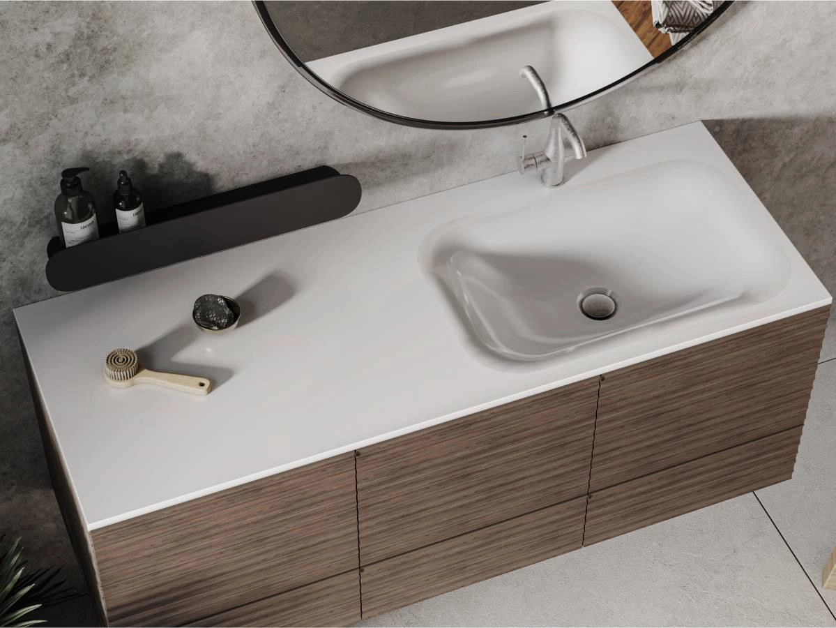 Умывальник Miraggio JESSEL 1200x450 L