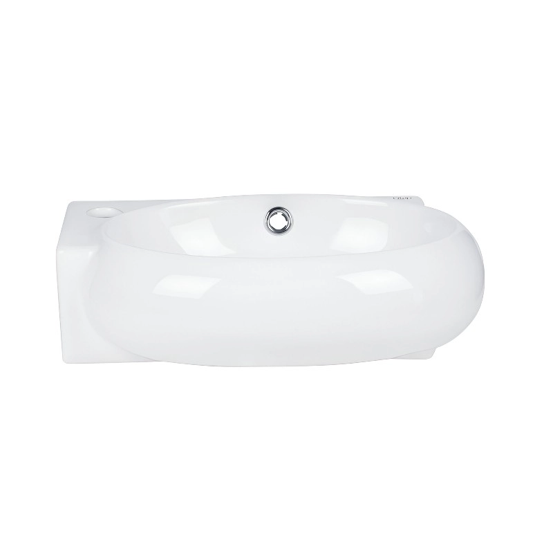 Раковина подвесная Qtap Leo 430x290x140 белая (QT11115011RWN)