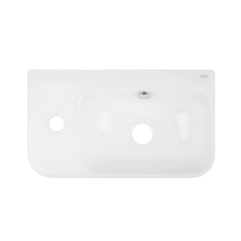 Раковина подвесная Qtap Tern 450х260х155 белая (QT17115117LWN)