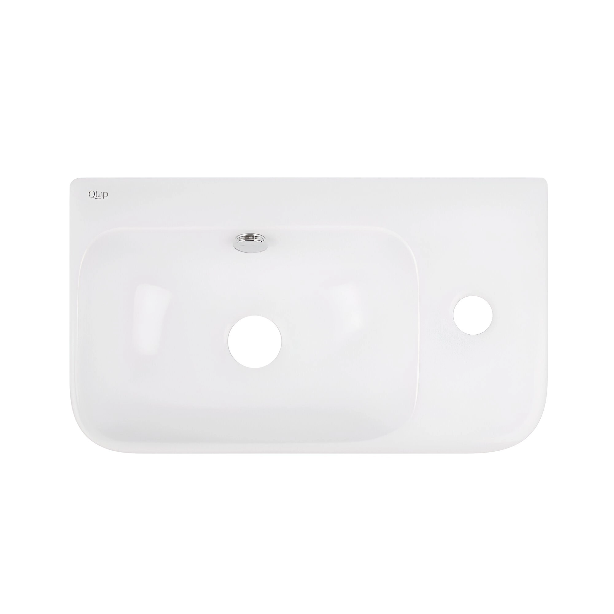 Раковина подвесная Qtap Tern 450х260х155 белая (QT17115117RWN)