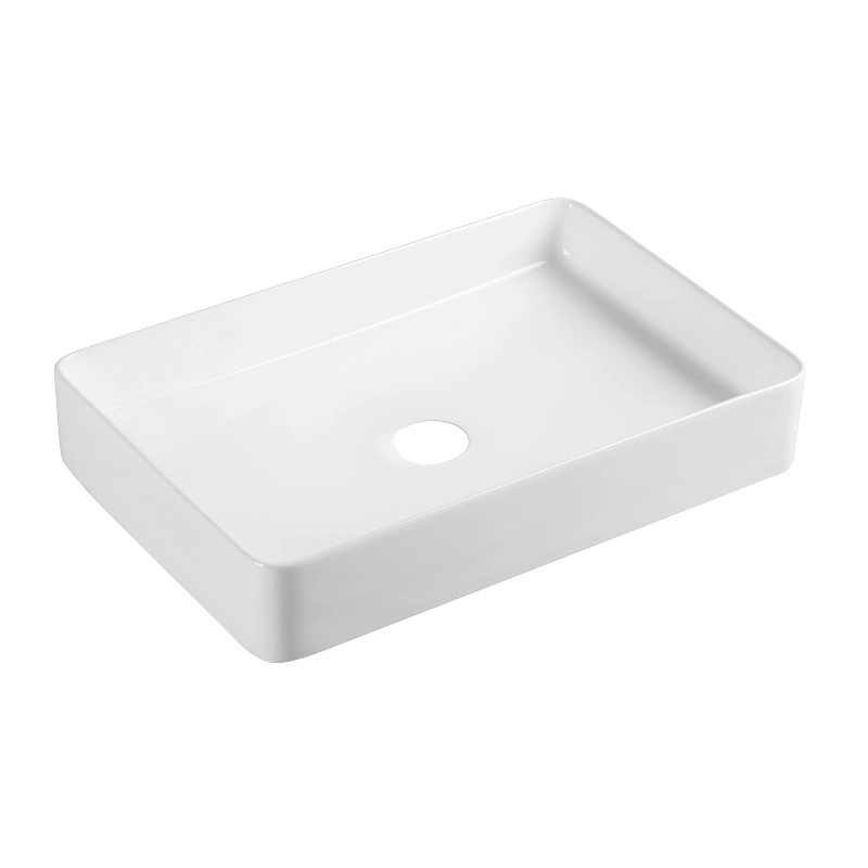 Раковина накладная Qtap Tern 600x405x110 белая (QT17112174WN)