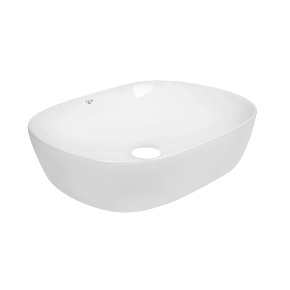 Раковина накладная Qtap Aquarius 465x375 прямоугольная, белая (QT21112185WN47295)