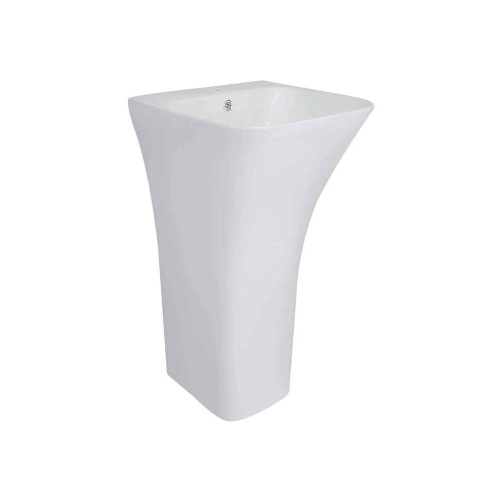 Раковина напольная Qtap Crow 825х425 прямоугольная, белая (QT0511G315WN47321)