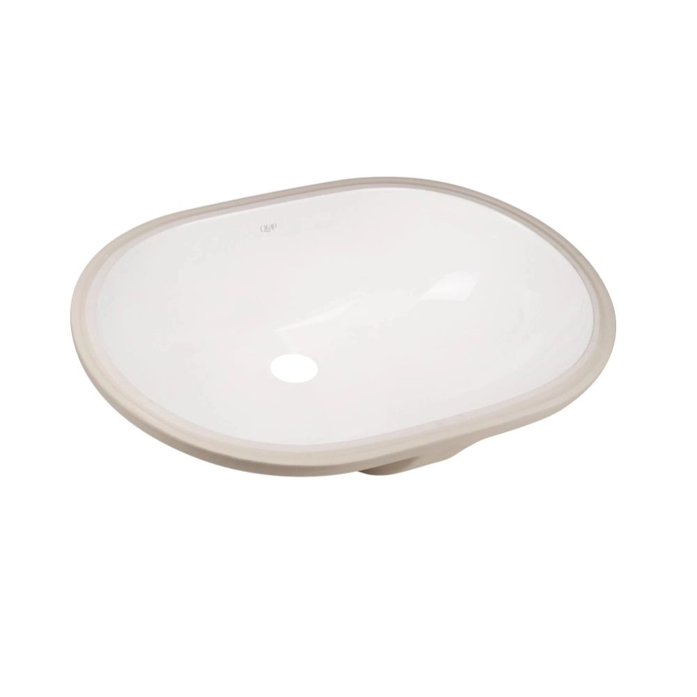 Раковина врезная Qtap Stork 560х400 овальная, белая (QT15116030WN47294)
