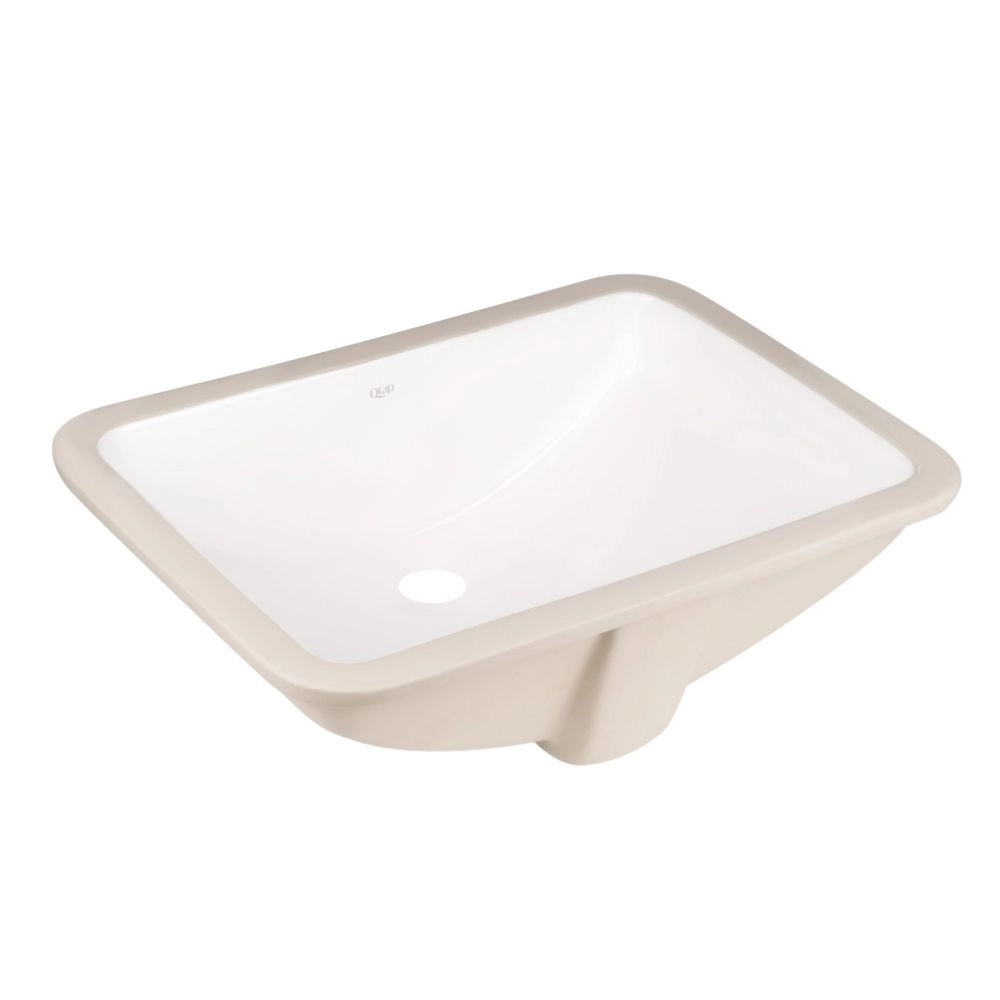 Раковина врезная Qtap Stork 535х365 прямоугольная, белая (QT15116032WN47293)