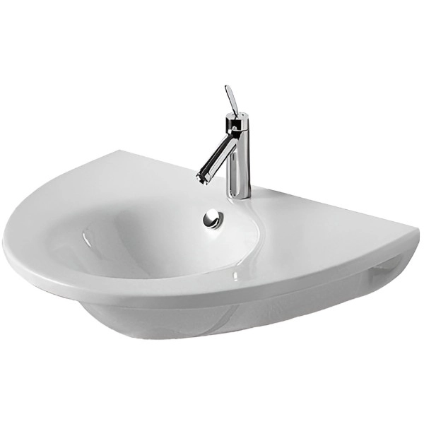 Раковина подвесная Duravit Starck 750x545 полукруглая, белая (0405750000)