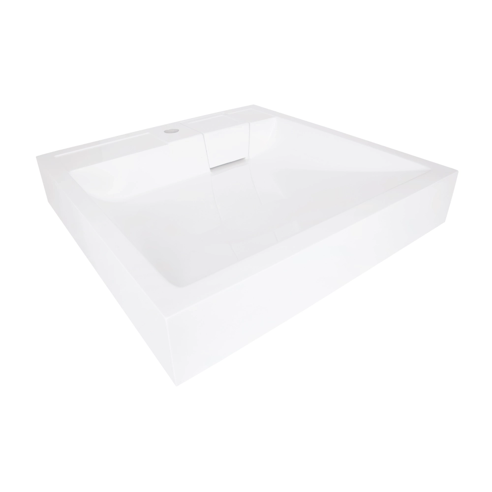 Раковина на стиральную машину Qtap Arvin 595х595 квадратная, белая (QTARV2365WHI48575)