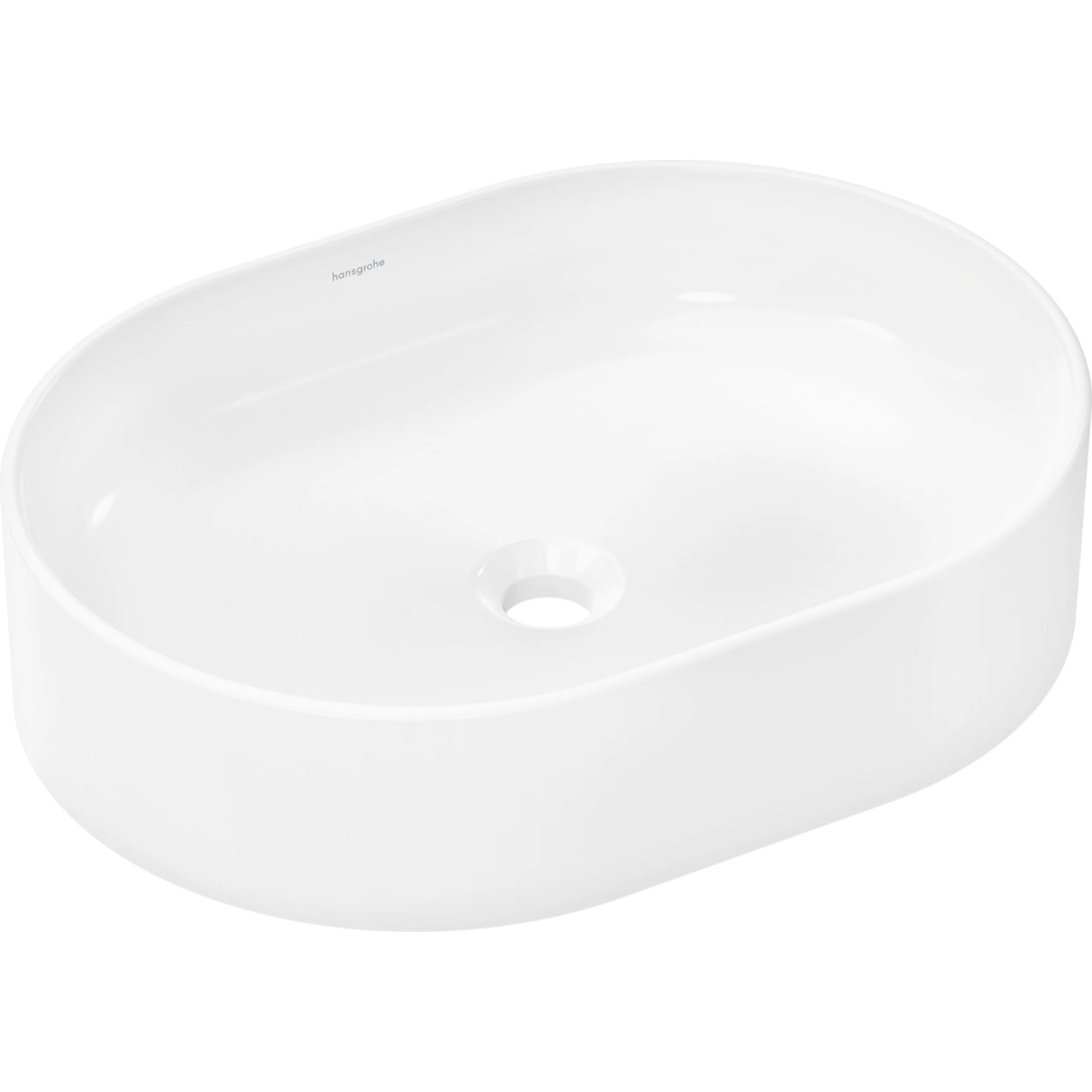 Умывальник накладной Hansgrohe Xuniva U 550x400 овальный, белый (60166450)