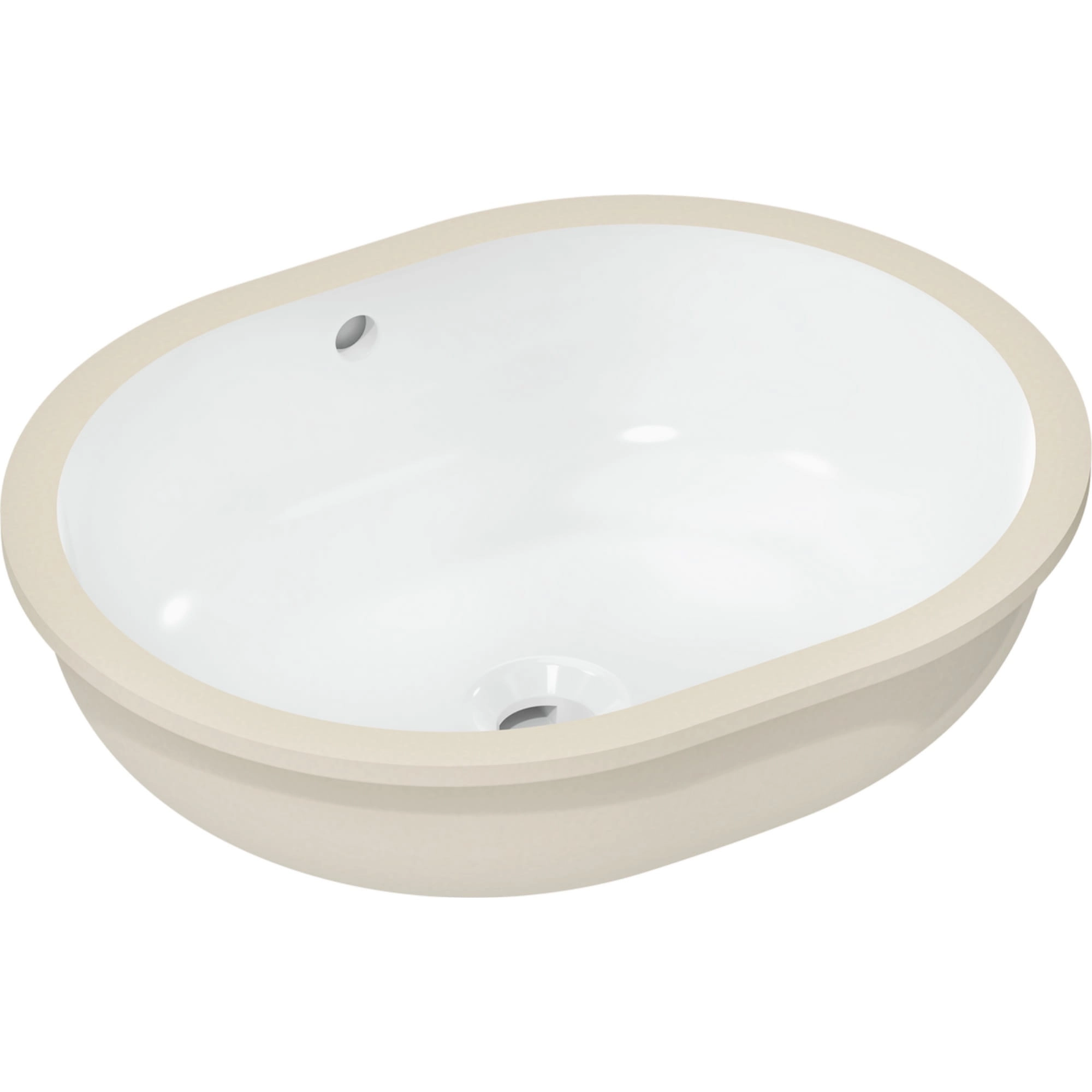 Умывальник врезной Hansgrohe Xuniva U 500x400 овальный, белый (60153450)