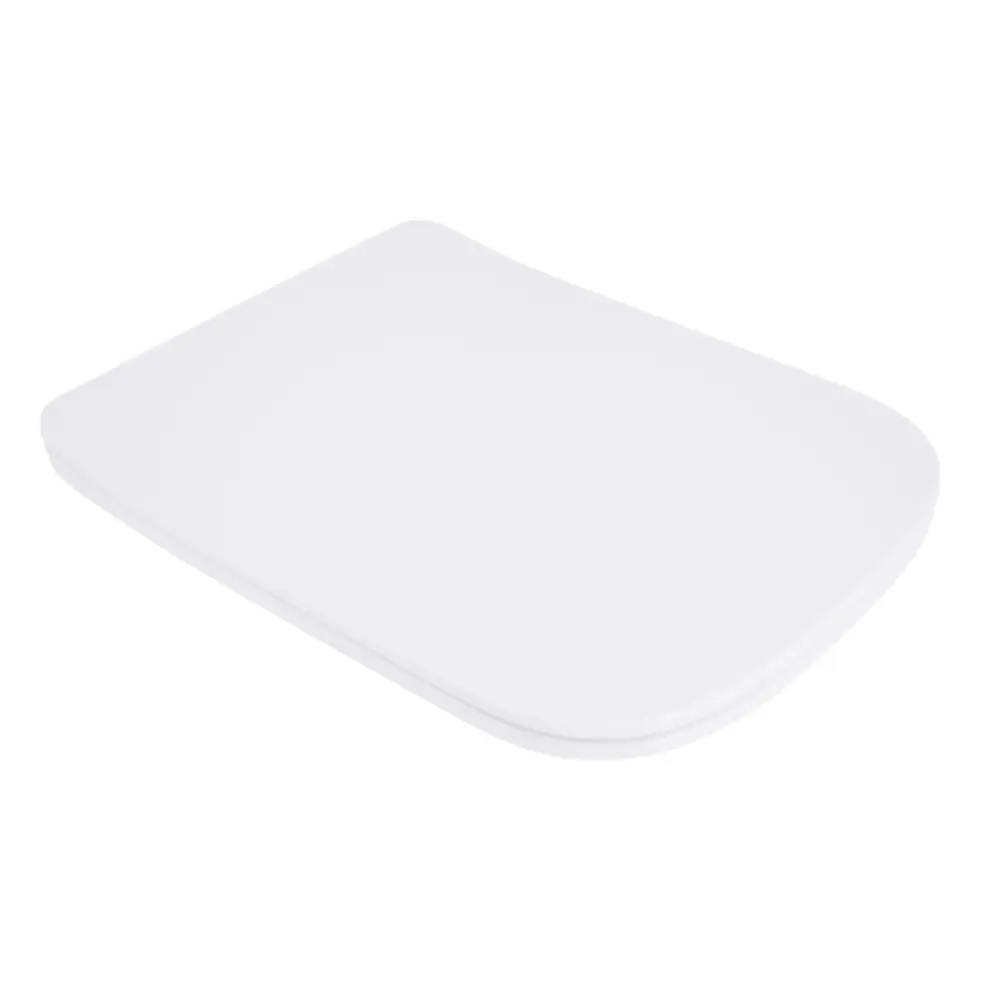 Сиденье для унитаза Qtap Tern 490520610 дюропласт, с микролифтом, быстросъемное, плоское, белое (QTSC179W47353)