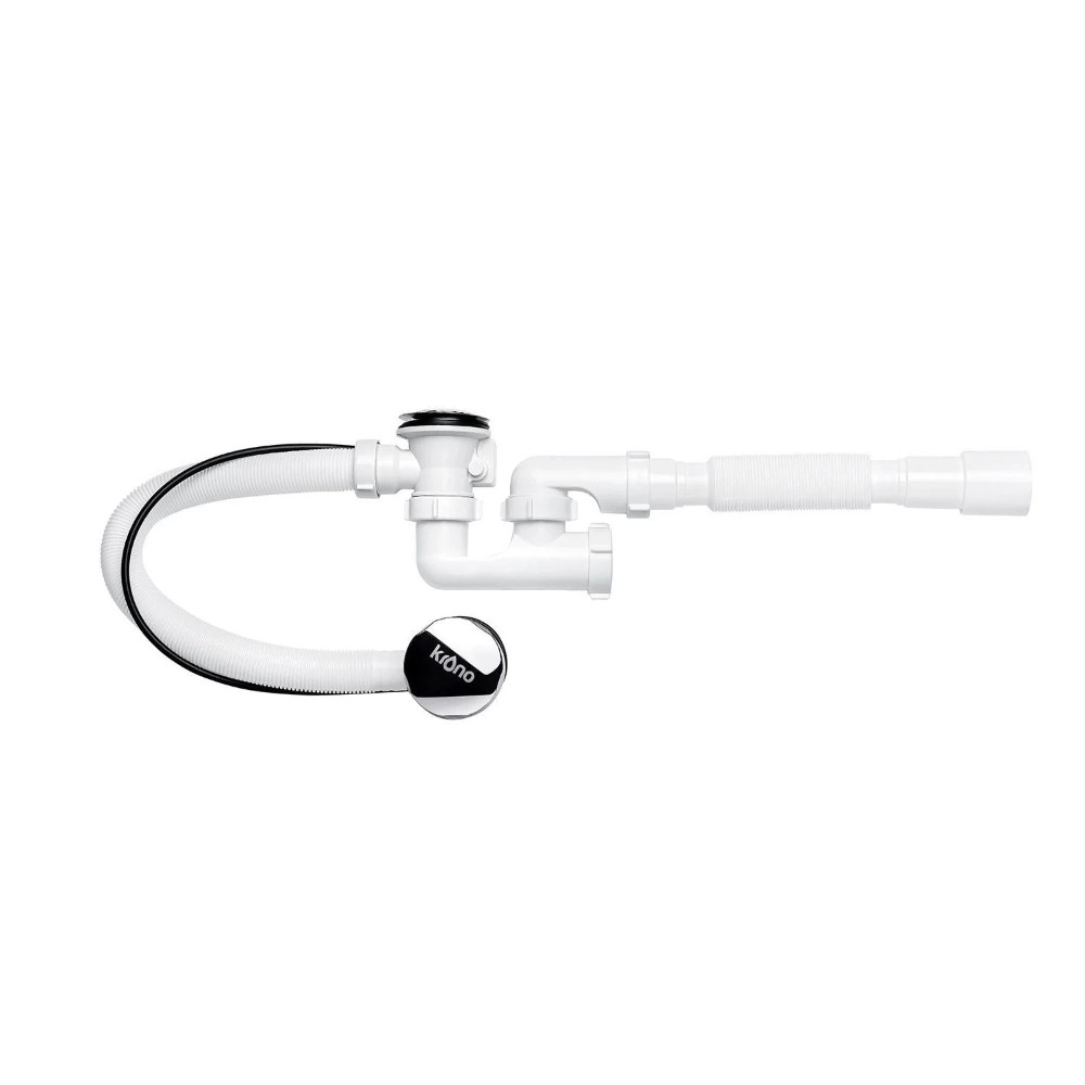 Сифон для ванны Kronoplast 1 1/2" пластик, белый (SR27400733)