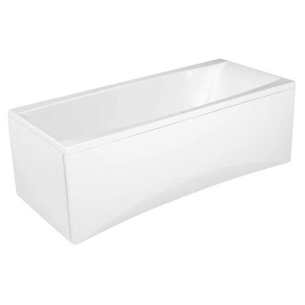 Ванна пристенная Cersanit Virgo 180x80 акриловая, белая глянцевая