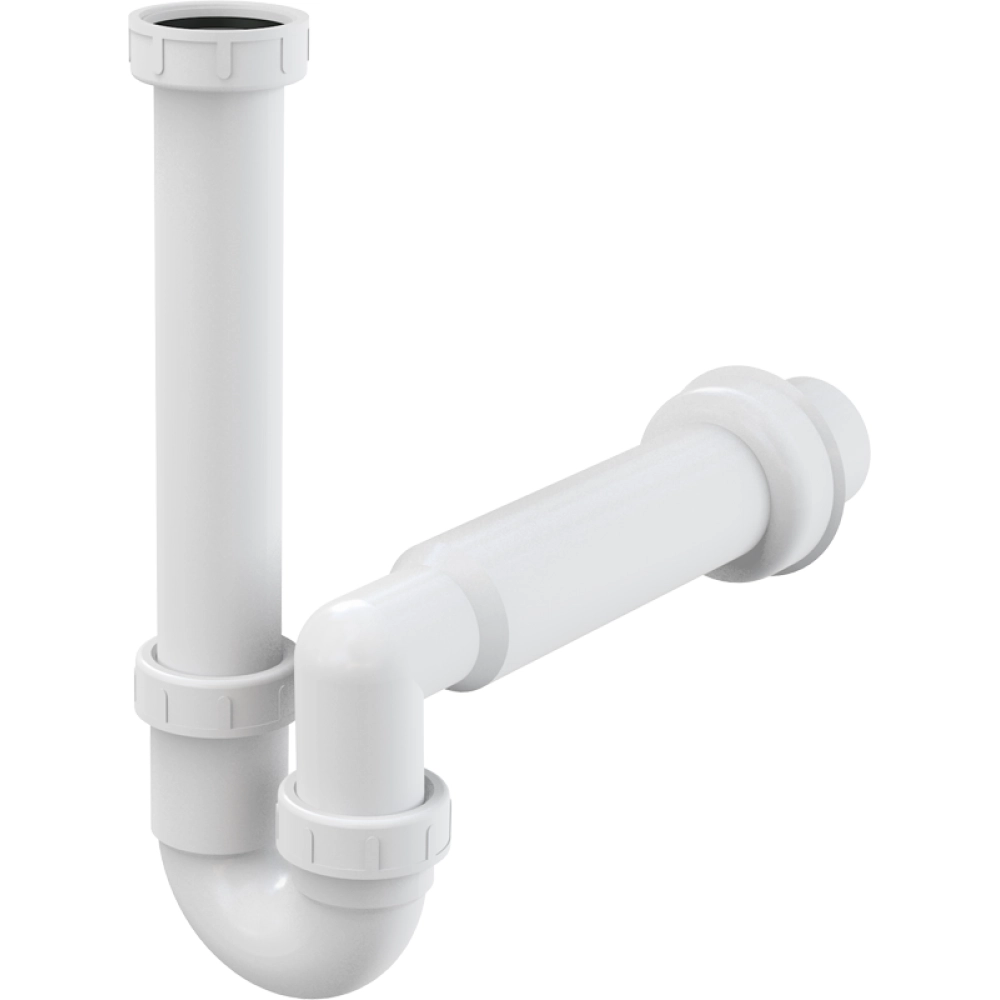 Сифон для мойки Alcaplast пластик, белый (A80-DN50)