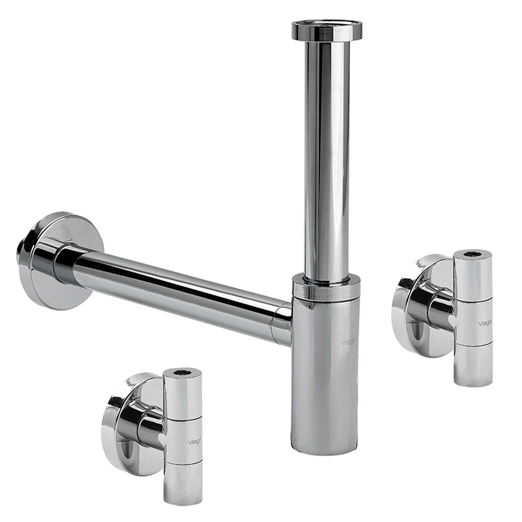 Сифон для раковины VIEGA Eleganta Set 492489 латунь, хром (57884)