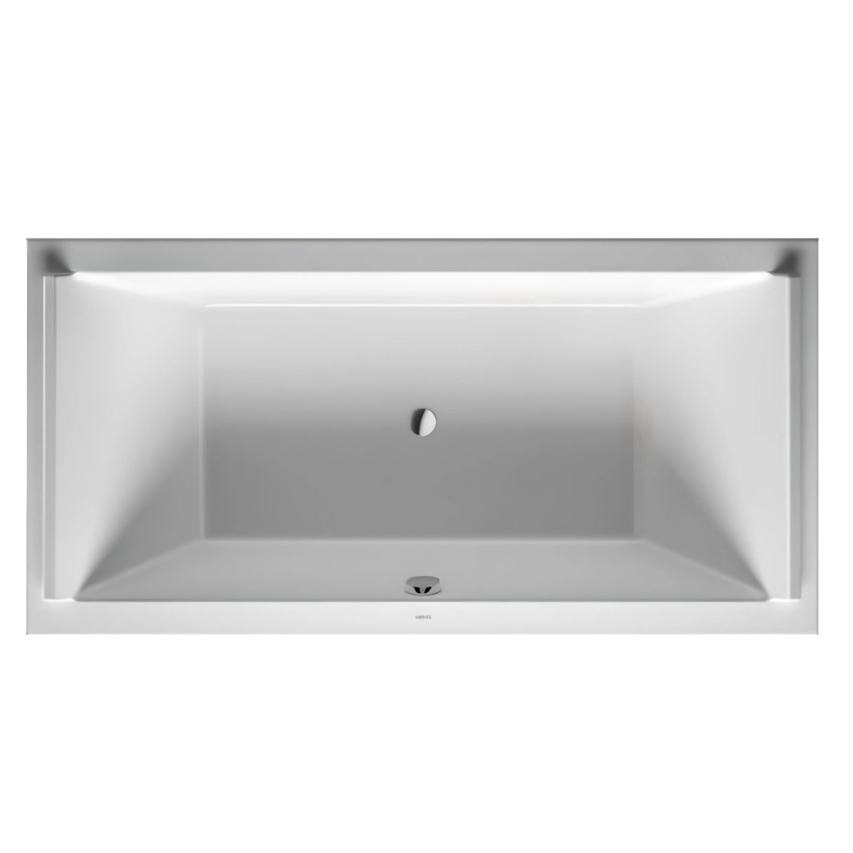 Ванна пристенная Duravit Starck 200x100 акриловая, белая глянцевая (700341000000000)
