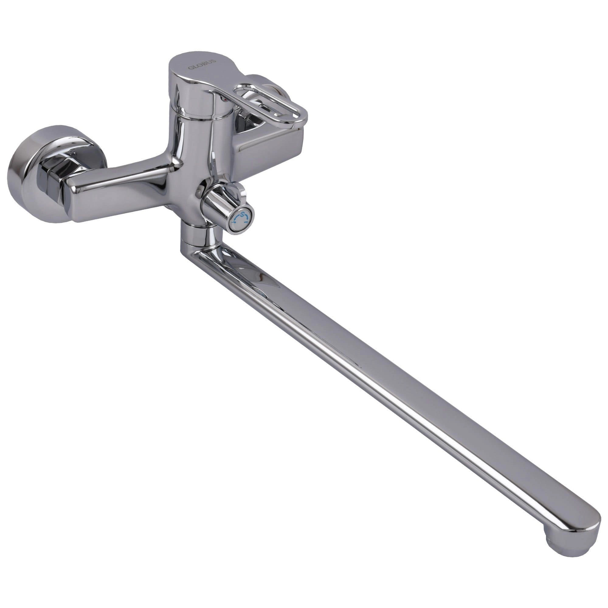 Смеситель для ванны Globus Lux Dolly GLD-0208 однорычажный, хром + ручная лейка