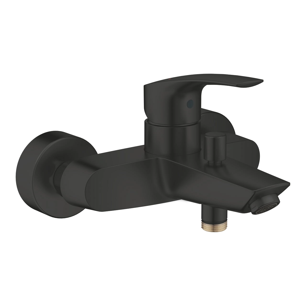 Смеситель для ванны Grohe Eurosmart New однорычажный, черный матовый (333002433)