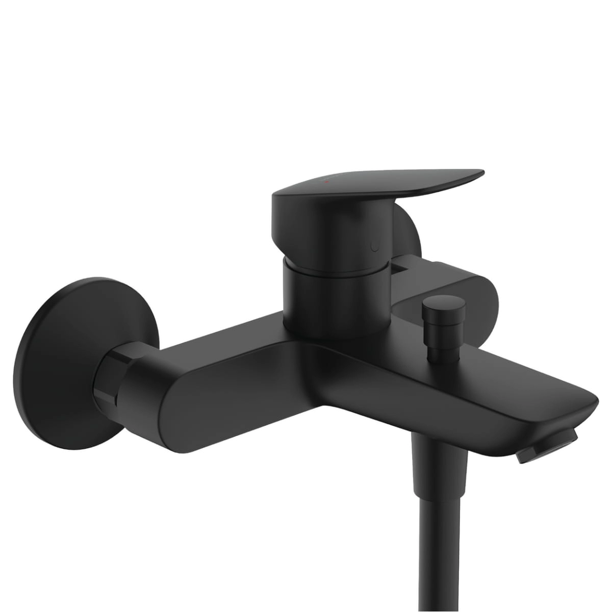 Смеситель для ванны Hansgrohe Logis однорычажный, черный матовый (71400670)