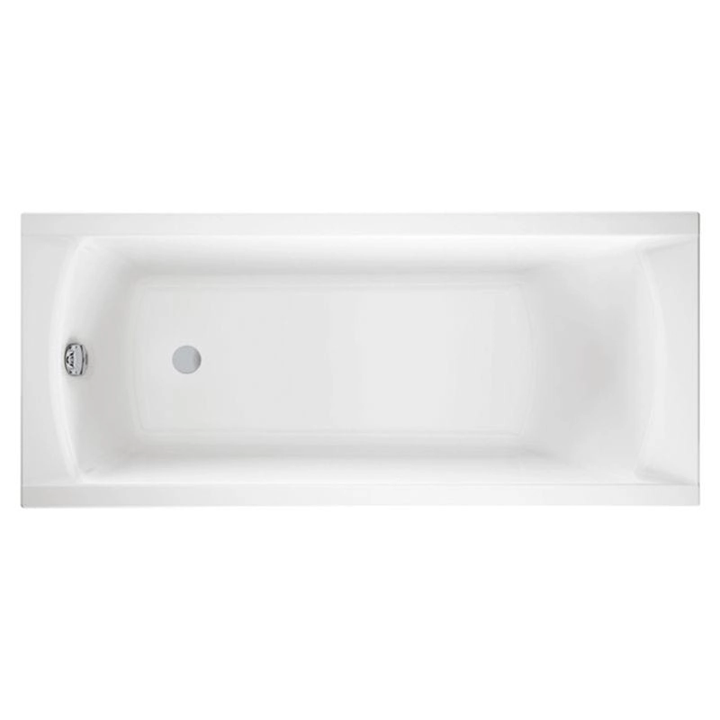 Ванна пристенная Cersanit Korat 180x80 акриловая, белая глянцевая (S301-295)