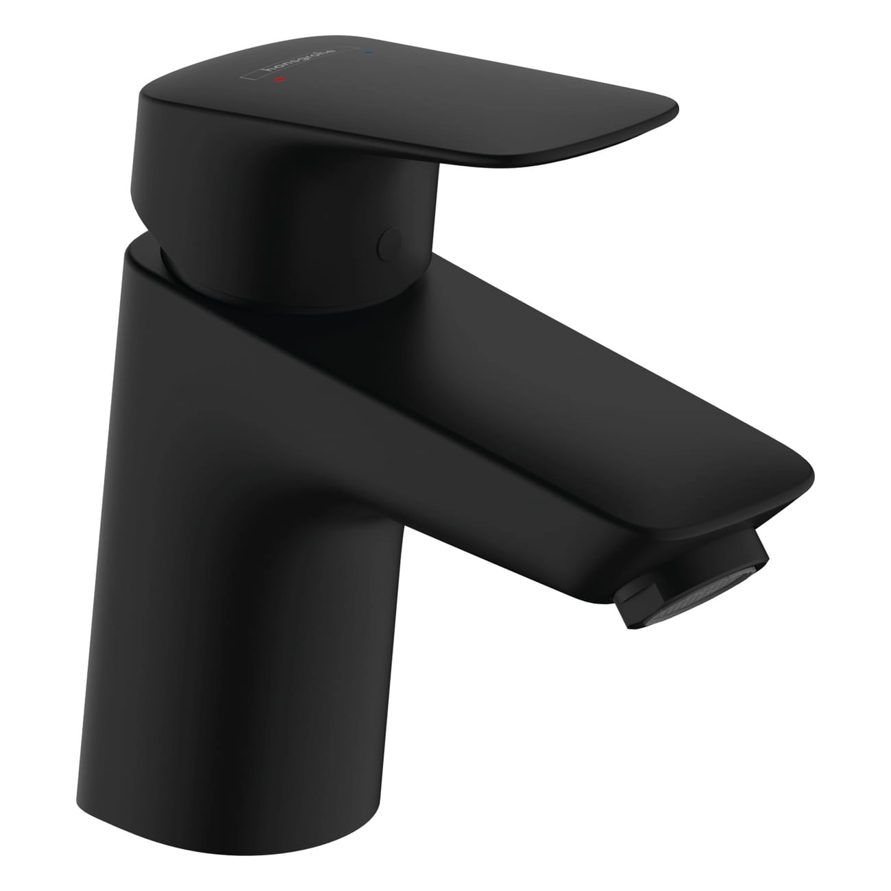 Смеситель для умывальника Hansgrohe Logis однорычажный, черный матовый (71071670)