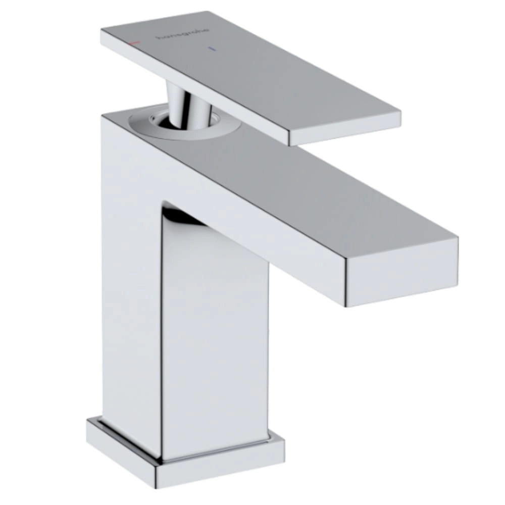 Смеситель для умывальника Hansgrohe Tecturis E CoolStart, EcoSmart+ однорычажный, хром (73002000)