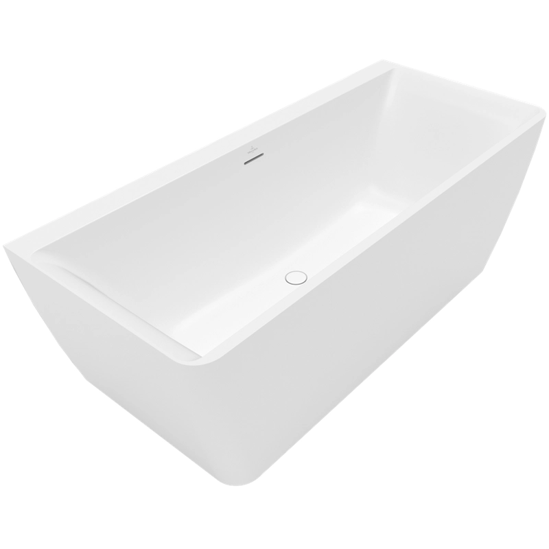 Ванна пристенная Villeroy&Boch Subway 3.0 180x80 квариловая, белая матовая (UBQ180SBW9CS00V-01)