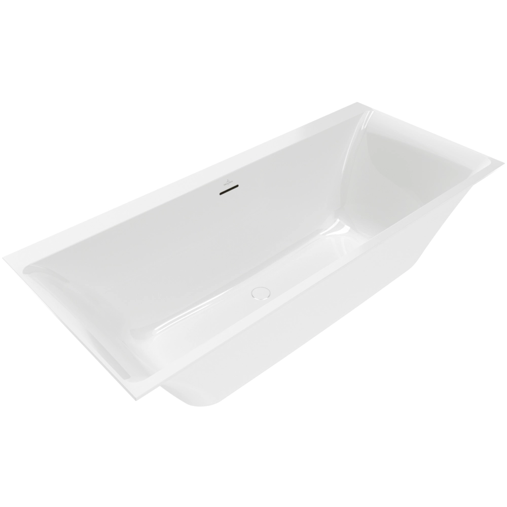 Ванна врезная Villeroy&Boch Subway 3.0 180x80 квариловая, белая глянцевая (UBQ180SBW2DV-01)