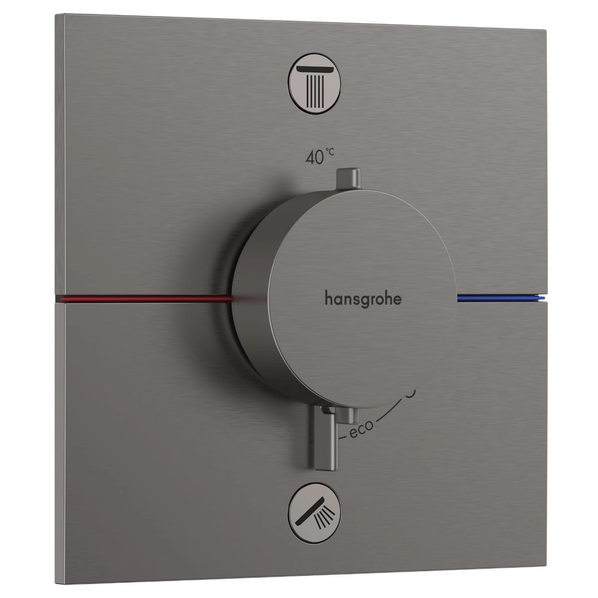 Смеситель для душа Hansgrohe Shower Select Comfort E термостатический, серый матовый (15572340)