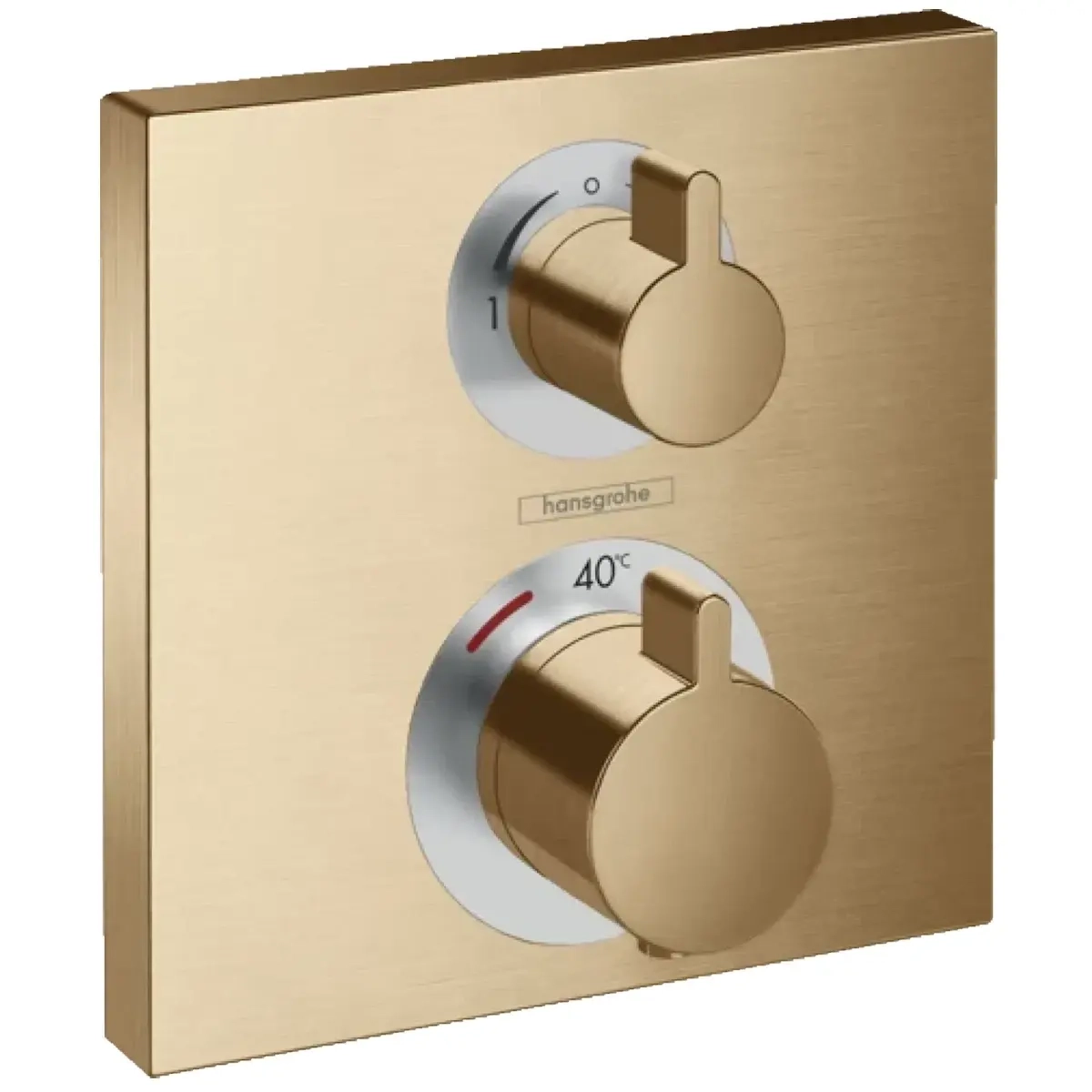 Смеситель для душа Hansgrohe Ecostat Square термостатический, бронза матовый (15714140)