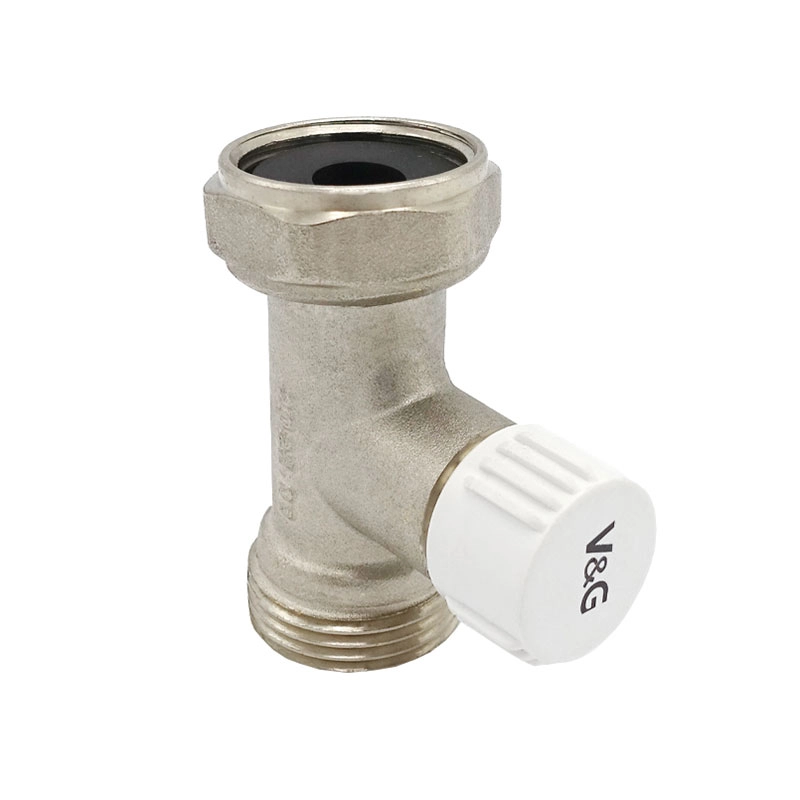 Узел для радиатора V&G 3/4"X3/4" ВН прямой, с вентиляционным затвором (VG-608101)