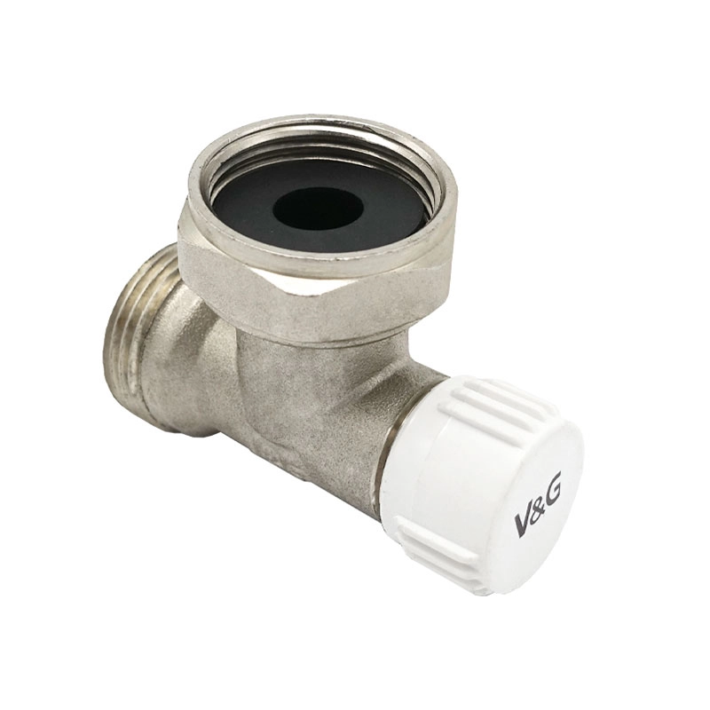Узел для радиатора V&G 3/4"X3/4" ВН угловой, с вентиляционным затвором (VG-608201)