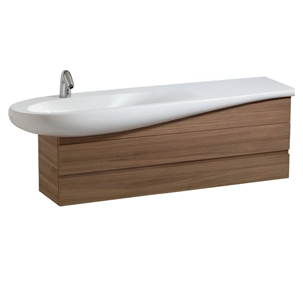 Тумба в ванную Laufen Alessi OnEvolution 135х32 подвесная, под умывальник, дерево (H4243600976301)