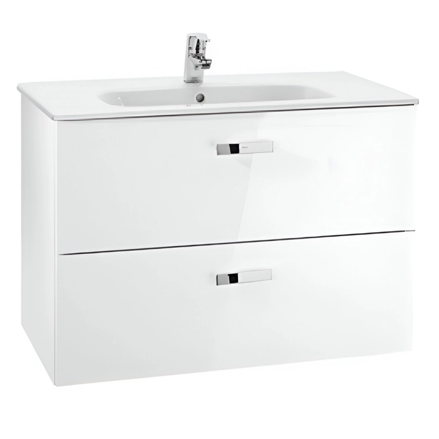 Тумба в ванную Roca Victoria Basic 80,5х46 подвесная, под умывальник, белый (A856576806)