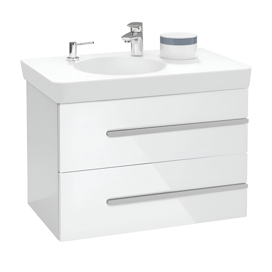 Тумба в ванную Villeroy & Boch UP2U 73х45 подвесная, под умывальник, белый (A83700DH)