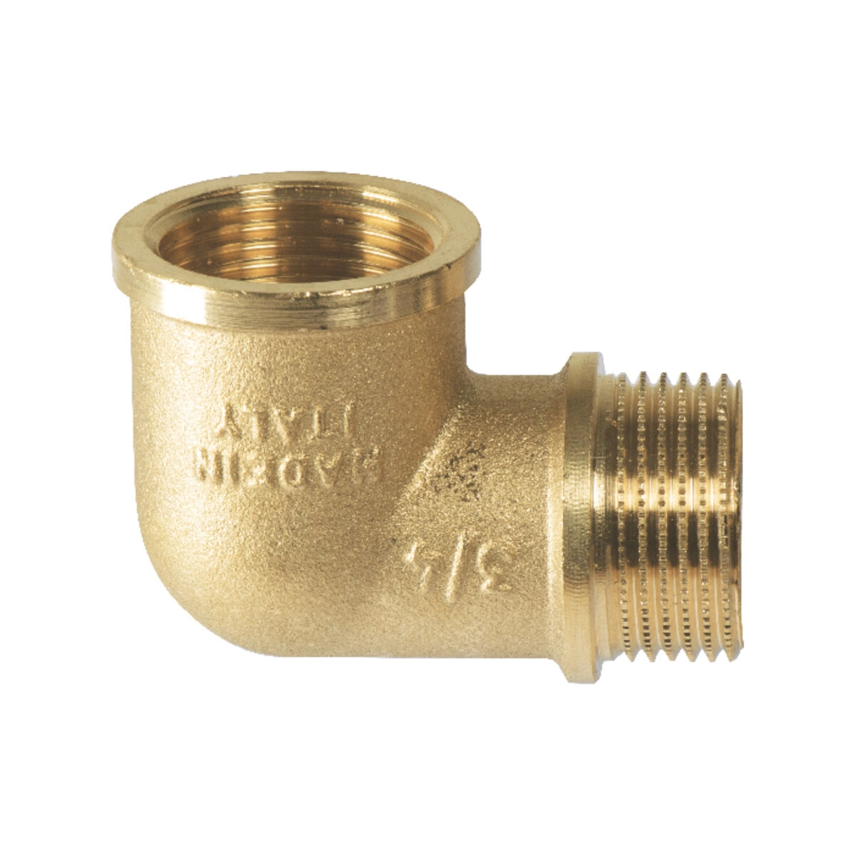 Уголок латунный COMISA 77.06.025 3/4"х3/4" ВН 90° с буртиком (RF0267007000)