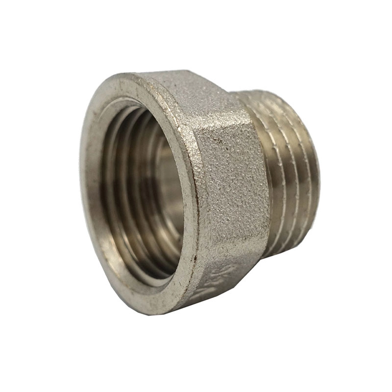 Удлинитель латунный V&G 1/2"x3/8" ВН никелированный