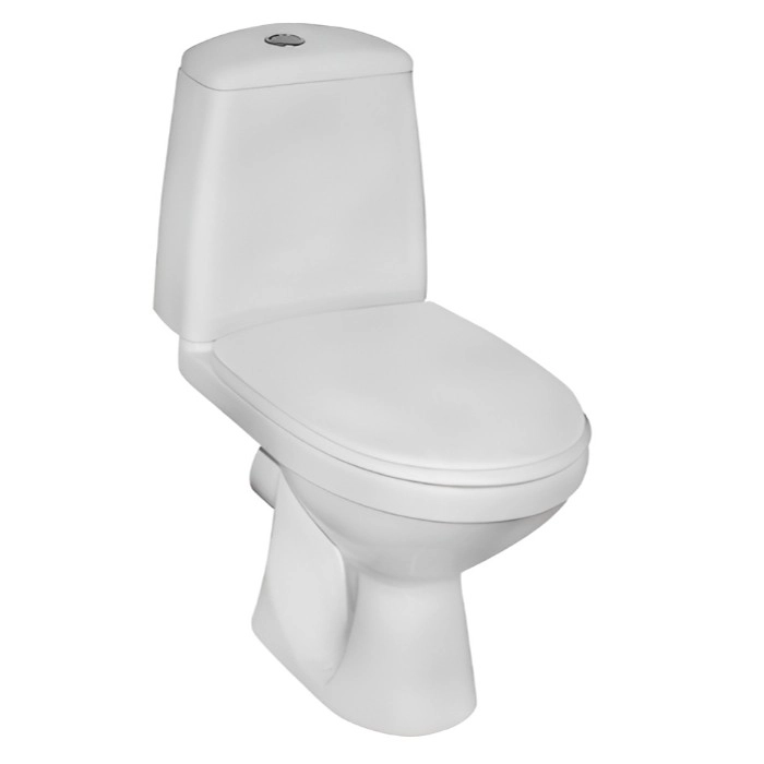 Унитаз компакт Kolo SOLO 670x355 округлый, с сиденьем, белый (S79218-00U)