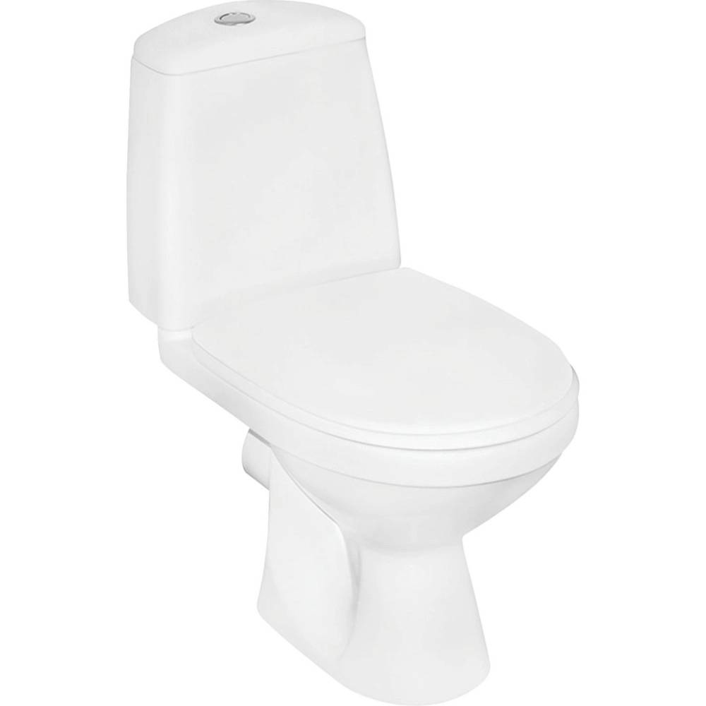 Унитаз компакт Kolo SOLO 640x355 овальный, с сиденьем, белый (S7921800UA)