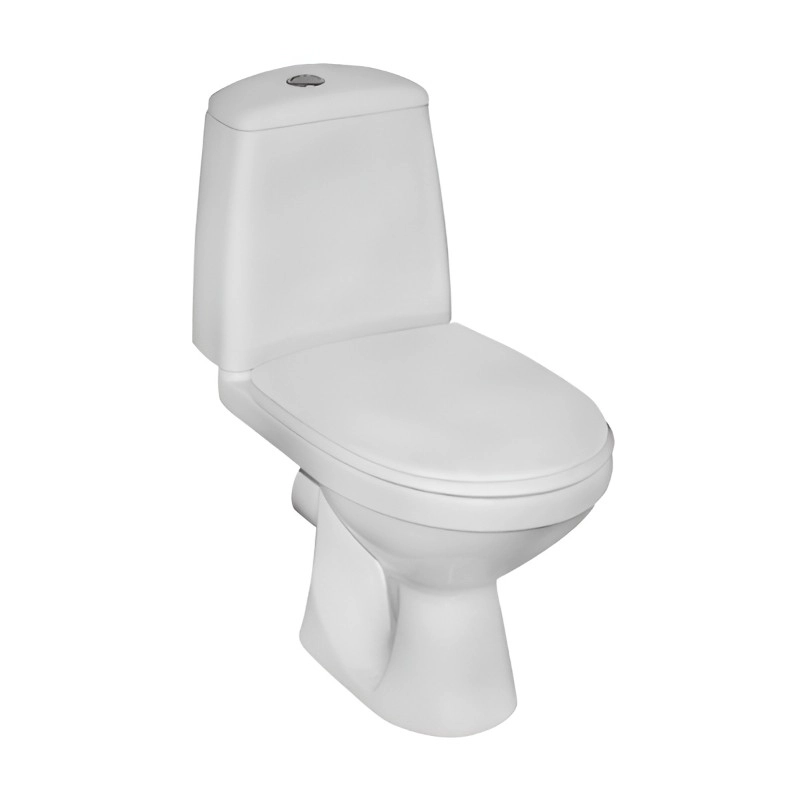 Унитаз компакт Kolo SOLO 650x355 округлый, с сиденьем, белый (79232000)