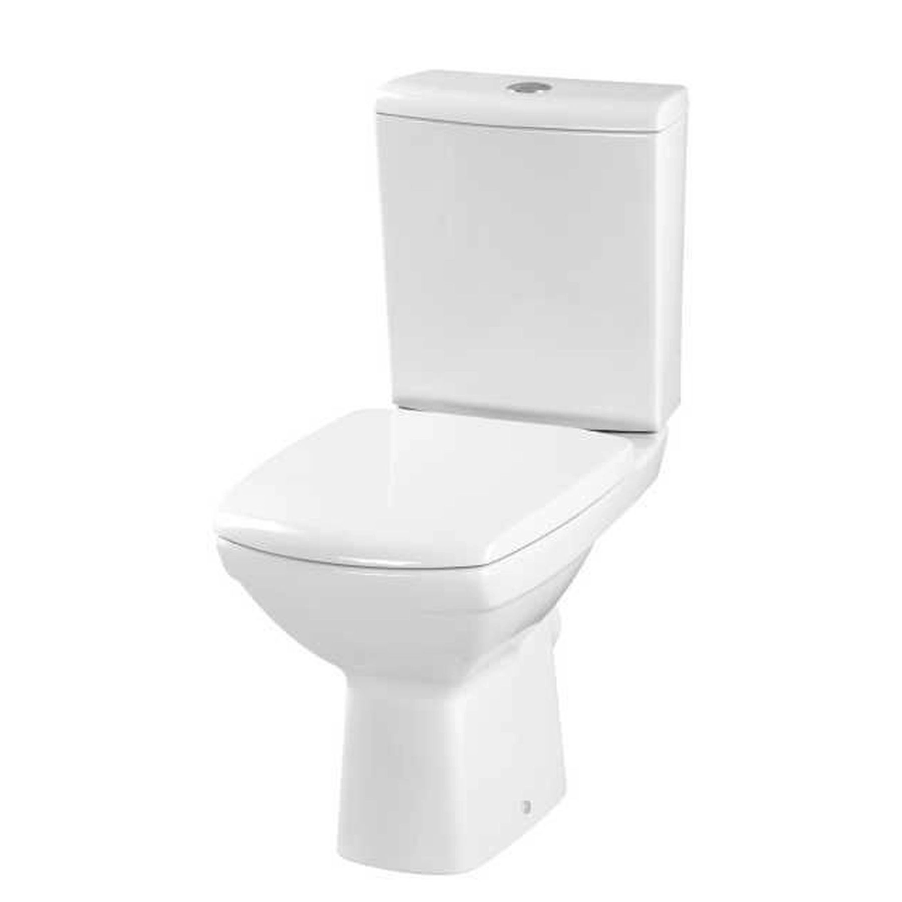 Унитаз компакт Cersanit CARINA NEW 630x355 прямоугольный, с сиденьем, белый