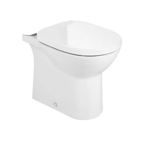 Унитаз компакт Roca Debba 655x355 овальный, без бачка, белый (A34299P000)
