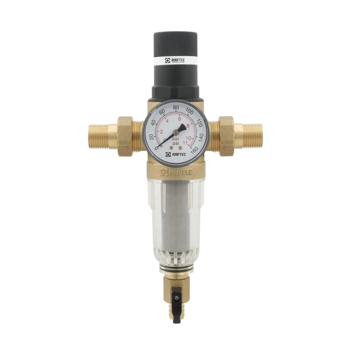 Фильтр самопромывной Raftec 1/2" с редуктором (RCFR01-C)