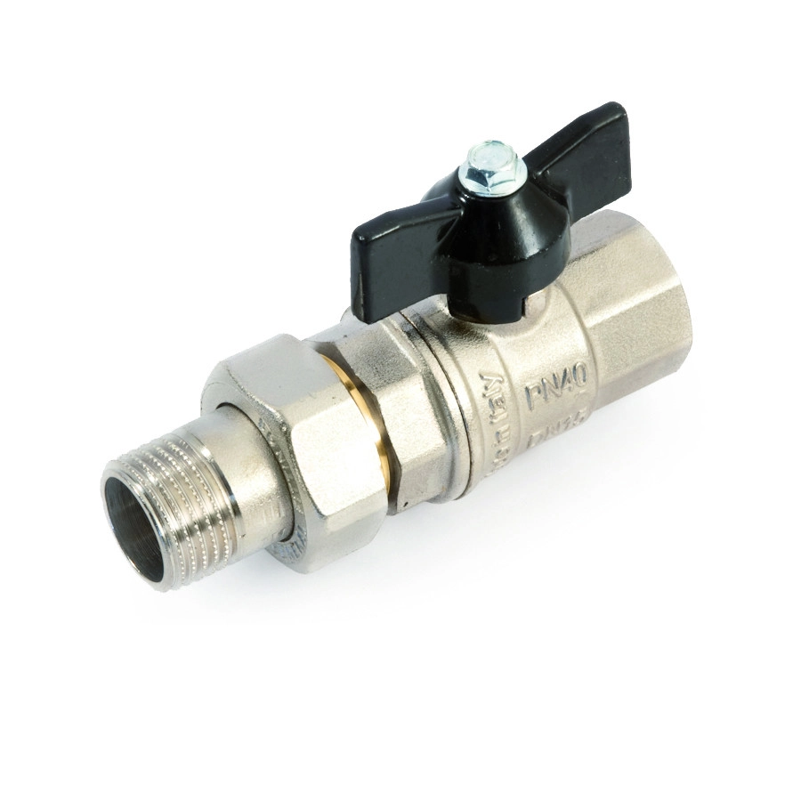 Кран с американкой General Fittings 1 1/4" ВН прямой, латунь (7100M5N121201A) Кран с американкой General Fittings 1 1/4" ВН прямой, латунь (7100M5N121201A)