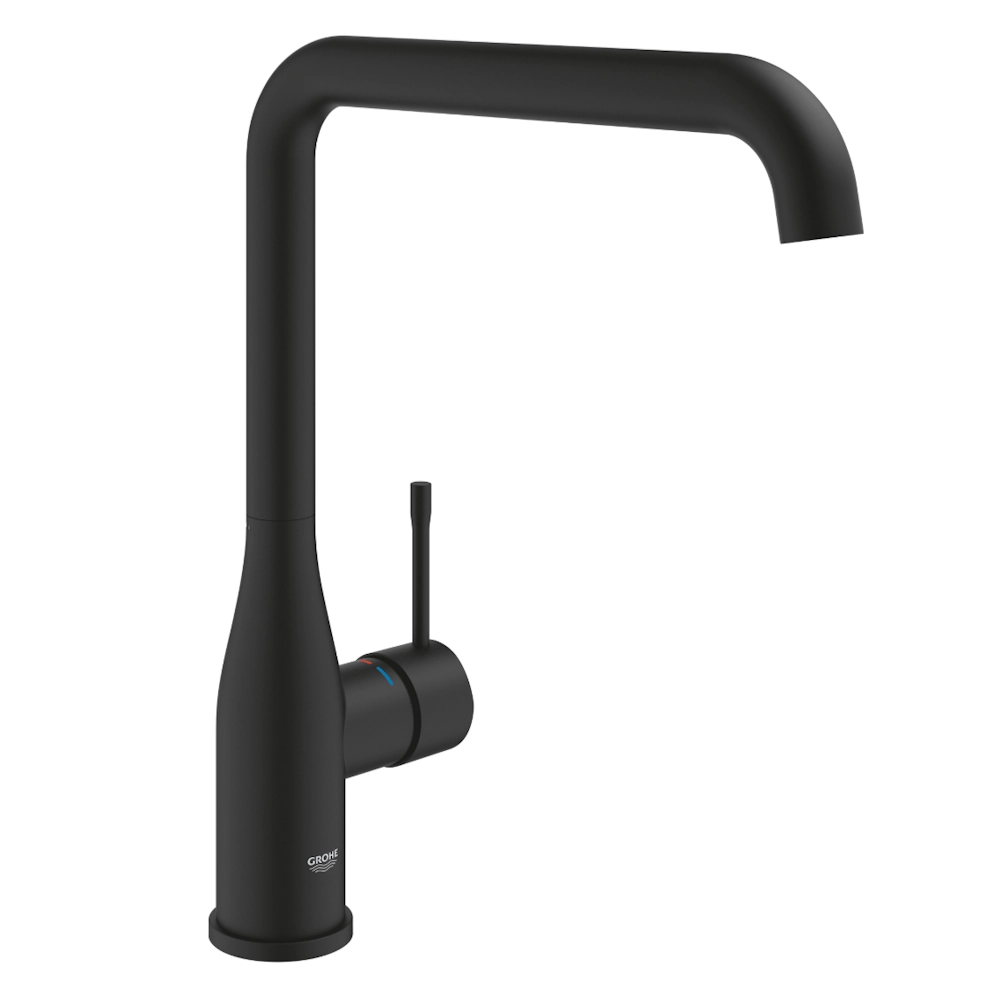 Смеситель для кухни Grohe Essence однорычажный, черный матовый (30505KF0)