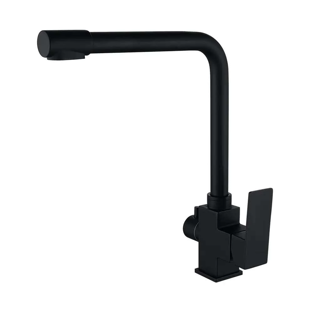 Смеситель для кухни Wezer PRO4C-02 на две воды, черный