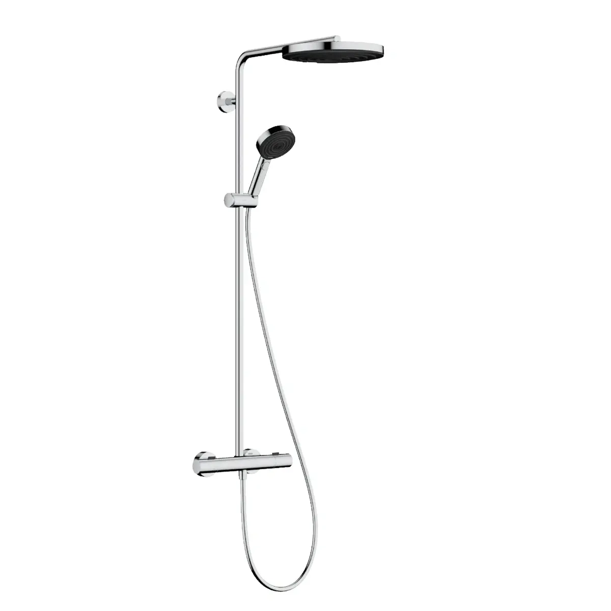 Душевая система Hansgrohe Pulsify S Puro Showerpipe EcoSmart 260 1jet с термостатом, латунь, хром (24237000)