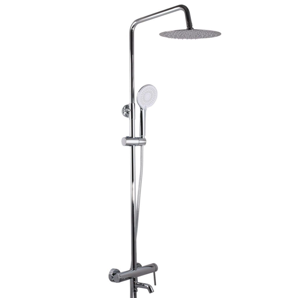 Душевая система TOPAZ Loft c изливом, латунь, хром (TLF 32102-H75-C)