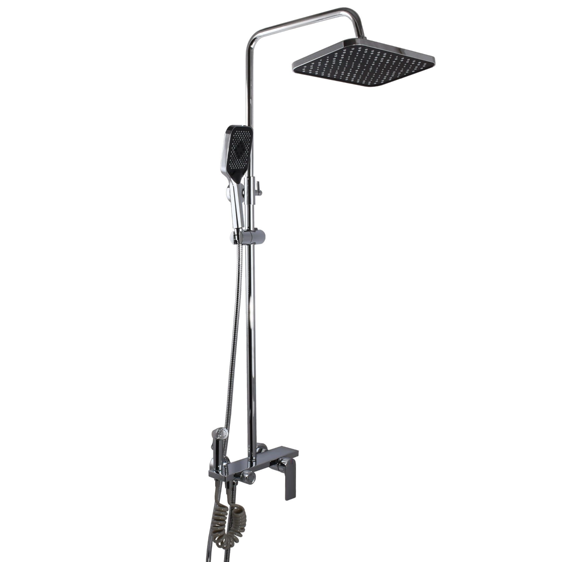 Душевая система Globus Lux Turin GLTU-0550 с тропическим душем, латунь, хром