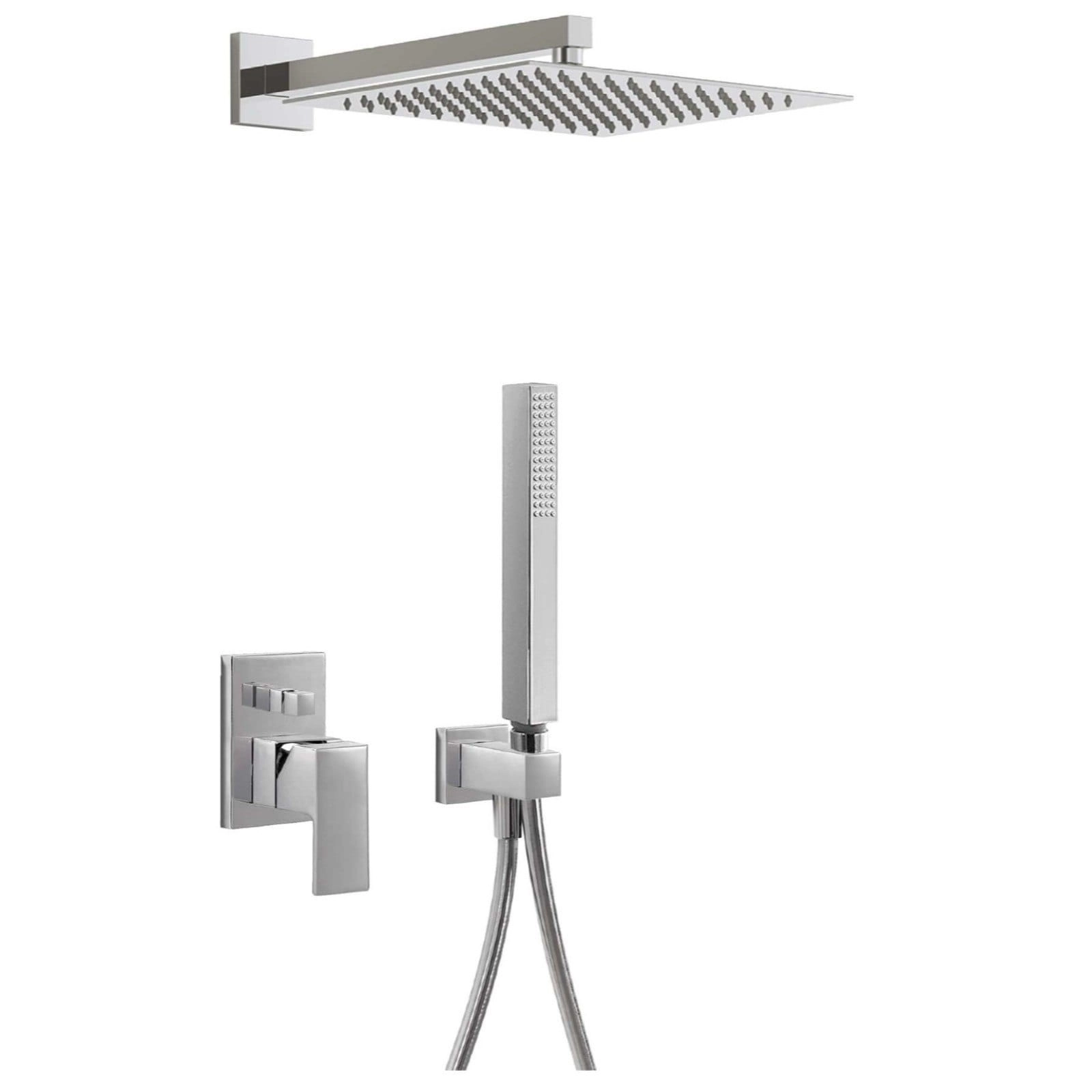 Душевая система Tres Cuadro 106980 с тропическим душем, латунь, хром