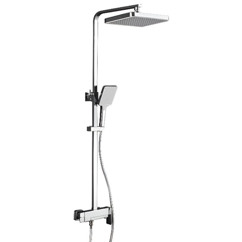 Душевая система Frap F2490 с тропическим душем, латунь, хром
